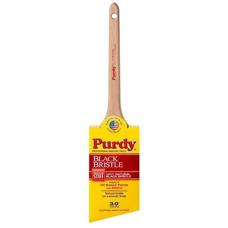 Purdy 3" Angle Sash Black China Bristle, Paint Brush 144024030